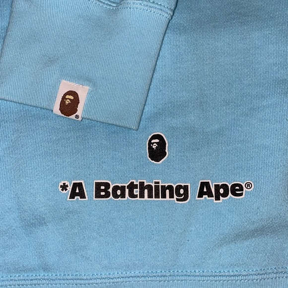 BAPE WGM “World Gone Mad” Soldier Ape Crewneck Sweater - Picture 6 of 7